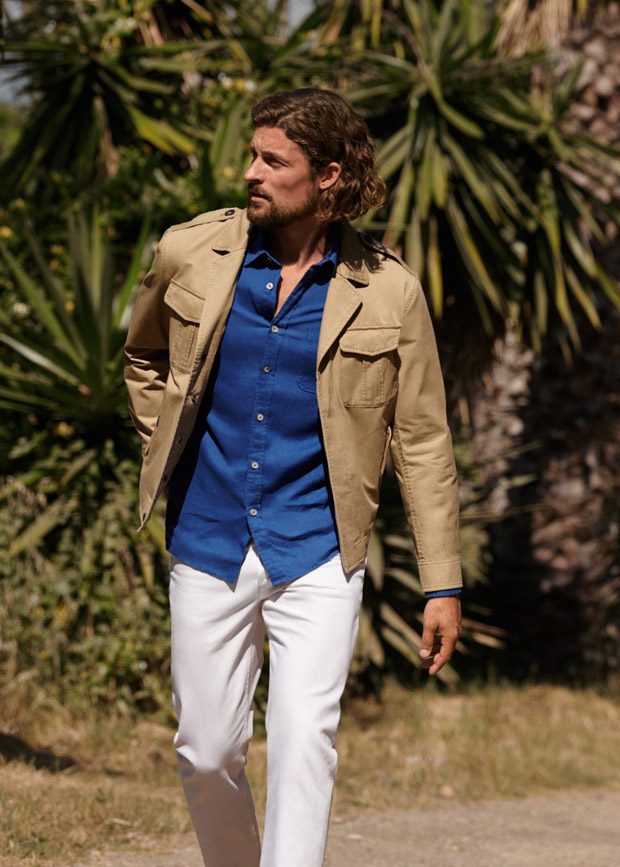 On the Road: Wouter Peelen Models Mango Summer 2018 Collection