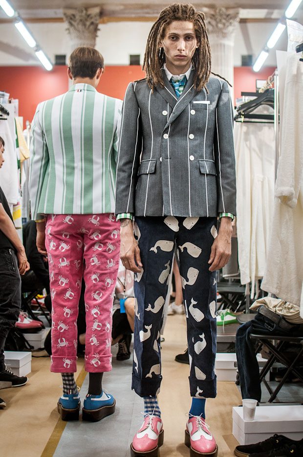 Backstage Thom Browne
