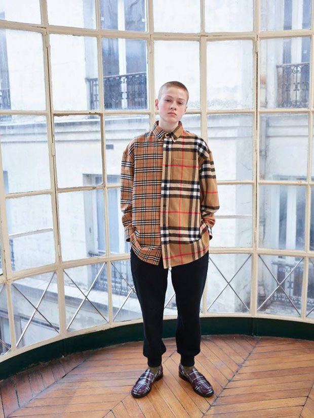 gosha burberry shirt