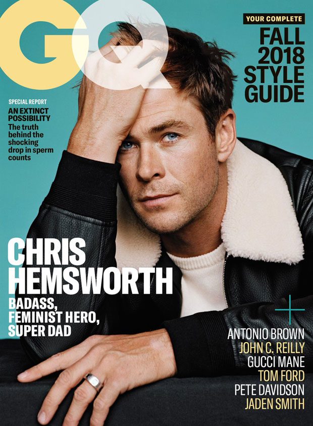 CHRIS HEMSWORTH gq cover