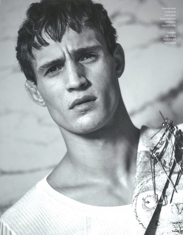 The King Energy: Julian Schneyder Poses for Man About Town