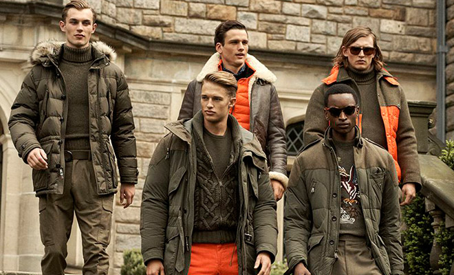 Supermodels Pose in Ralph Lauren Purple Label FW18.19 Collection