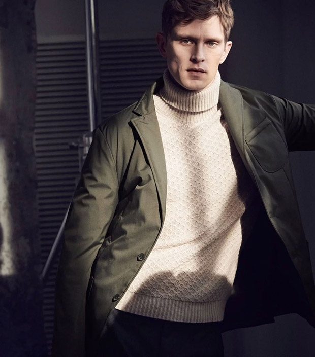 Mathias Lauridsen Models Massimo Dutti Winter 2019 Collection