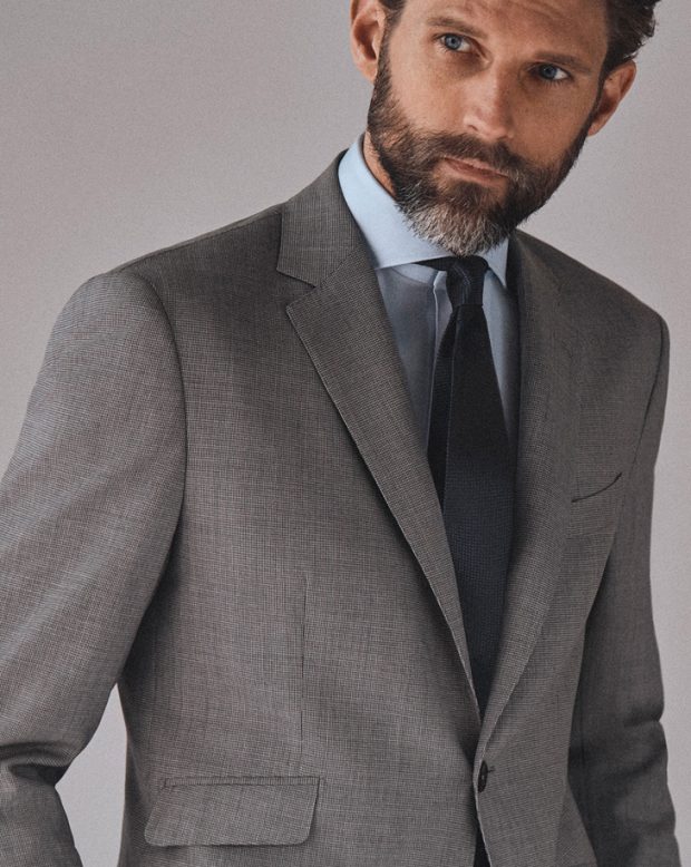 RJ Rogenski Models Massimo Dutti Men's Tailoring 2019 Collection