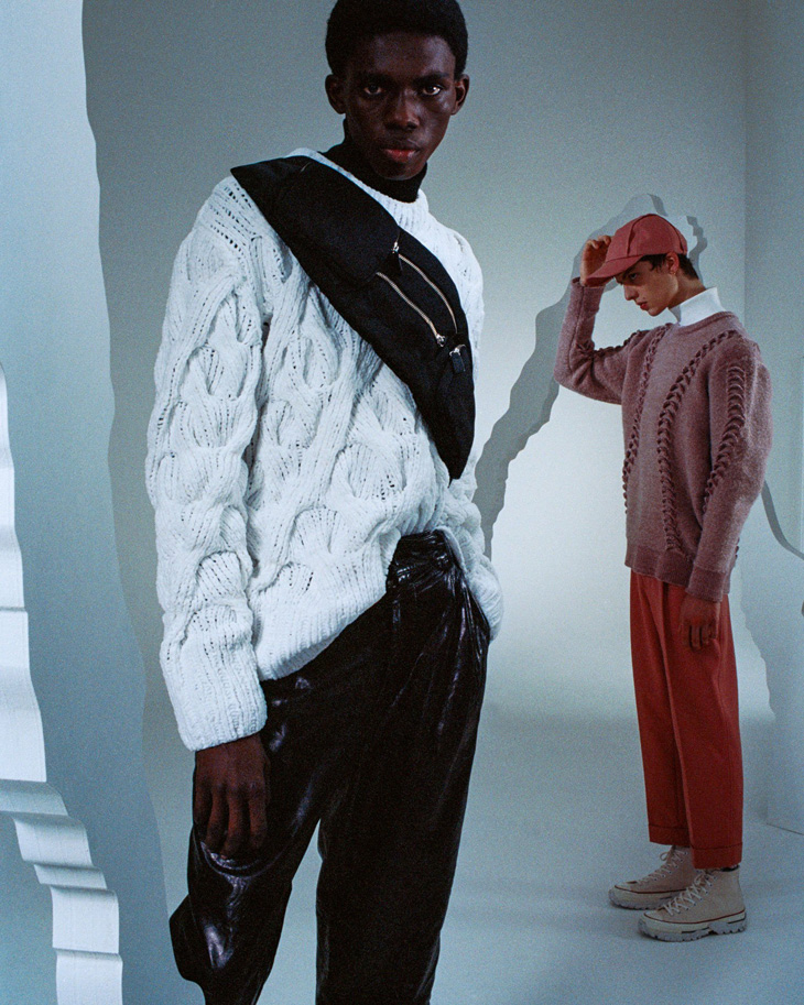 Leon Dame & Ottawa Kwami Model Feng Chen Wang FW19.20 Collection