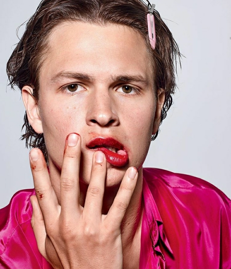 ansel elgort vman