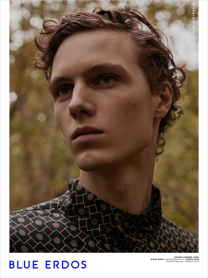 Daan Duez is the Face of Blue Erdos Spring Summer 2020 Collection