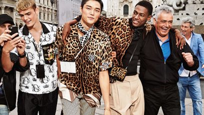 dolce and gabbana male models 2018