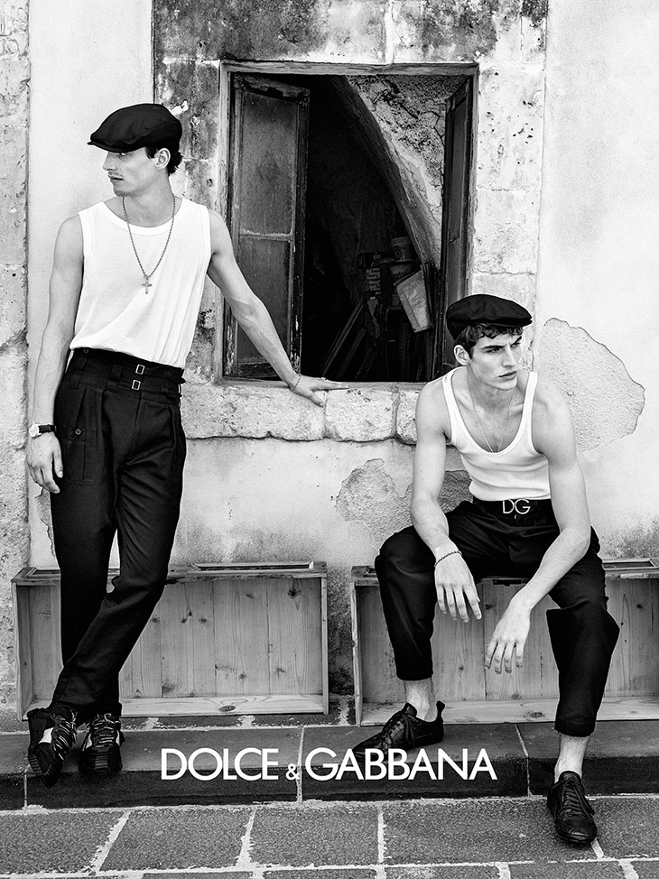 Adam Senn, Evandro Soldati, Noah Mills + More for Dolce & Gabbana