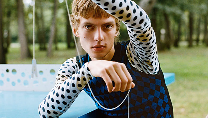 Leon Dame is the Face of Arthur Arbesser Spring Summer 2020 Collection