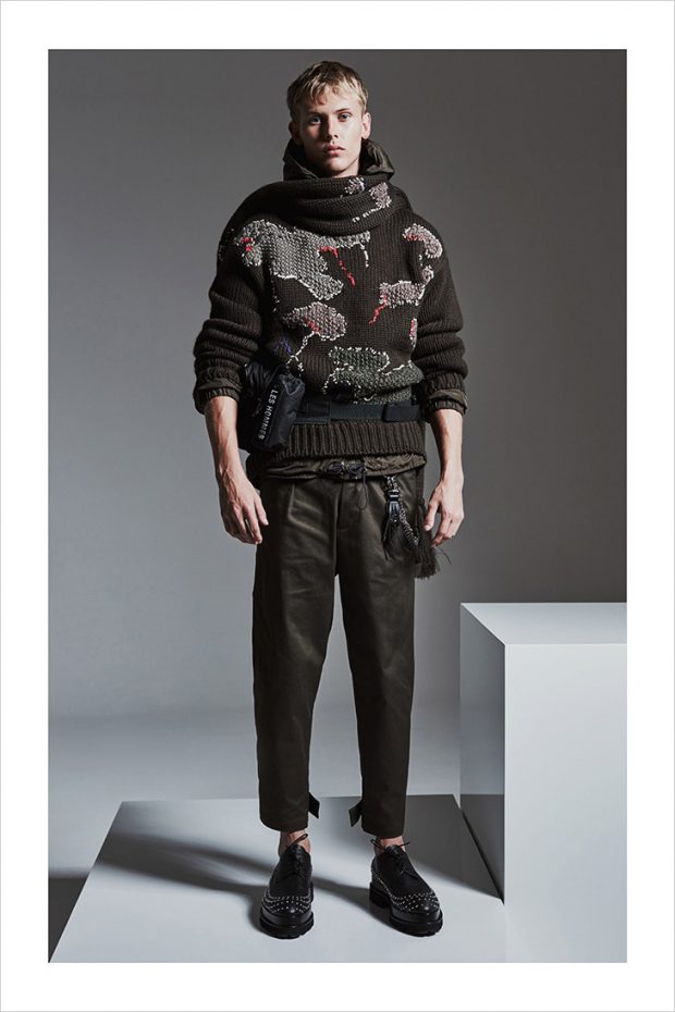 Oliver Houlby & Mitchell Gorthy Model Les Hommes Pre-Fall 2020 Looks