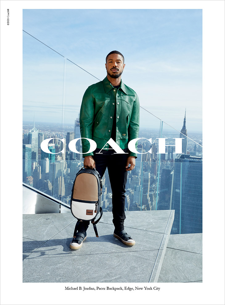 Michael B. Jordan Models Coach Spring Summer 2020 Collection