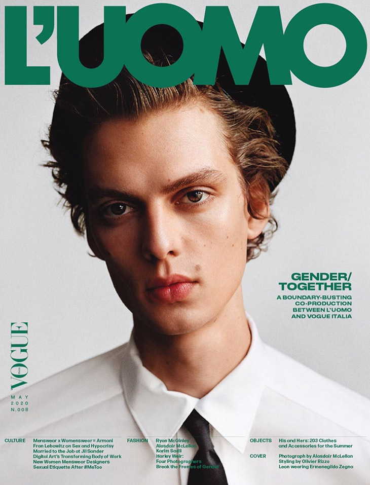 【史上最も激安】雑誌Leon Dame is the Cover Star of Vogue L'Uomo May 2020 Issue