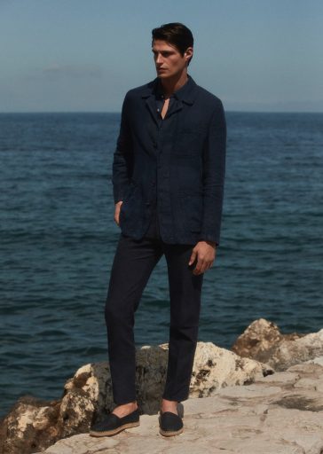 Mattia Regonaschi Models Massimo Dutti Summer 2020 Looks