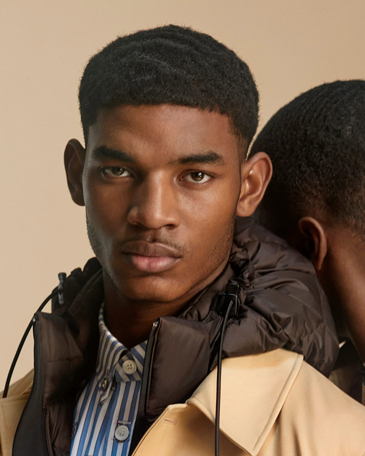 Reece Nelson Models Burberry Pre-Fall 2020 Collection
