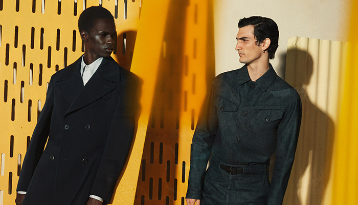 Michael Ward Looks Sharp in Louis Vuitton's FW20 Menswear Campaign