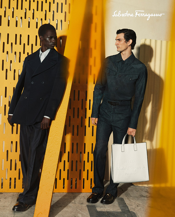 Michael Ward Looks Sharp in Louis Vuitton's FW20 Menswear Campaign