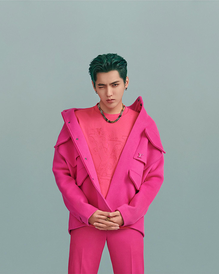 Kris Wu Models Louis Vuitton Fall Winter 2020 Menswear Collection