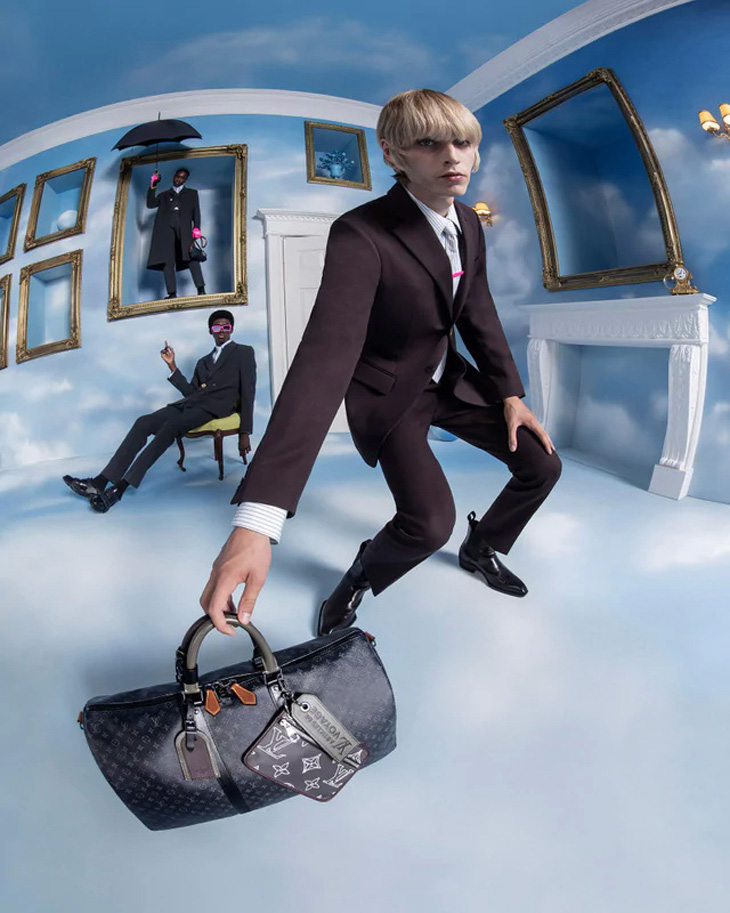 Michael Ward Looks Sharp in Louis Vuitton's FW20 Menswear Campaign