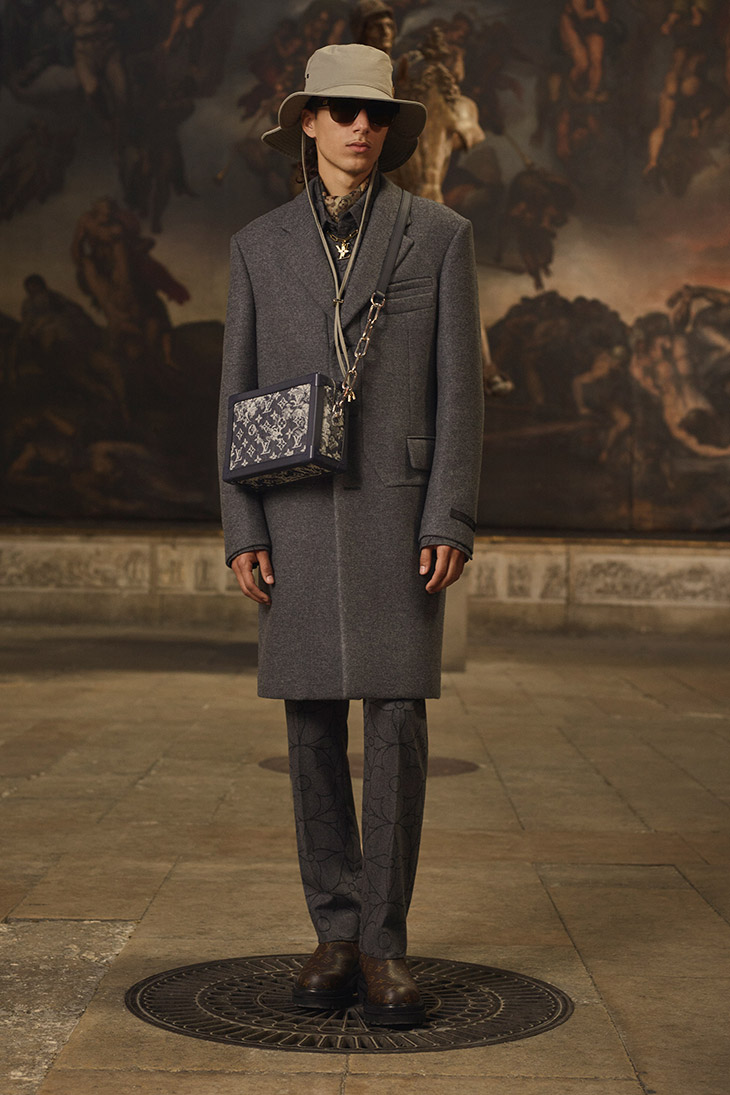 Michael Ward Looks Sharp in Louis Vuitton's FW20 Menswear Campaign