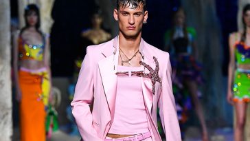 Versace Male Model Scene