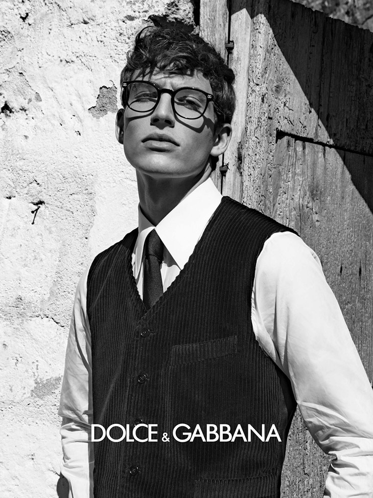 Amerigo Valenti, Cheikh Dia & Joshua Sorrentino for Dolce & Gabbana