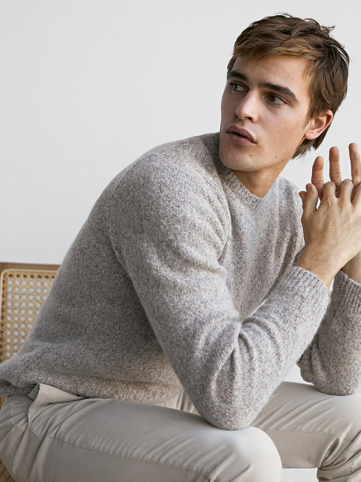 Parker Van Noord is the Face of MASSIMO DUTTI Winter 2020 Collection