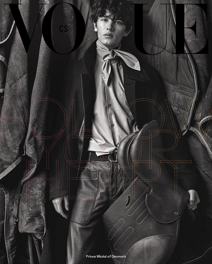 Prince Nikolai of Denmark Covers Vogue Czechoslovakia December Issue
