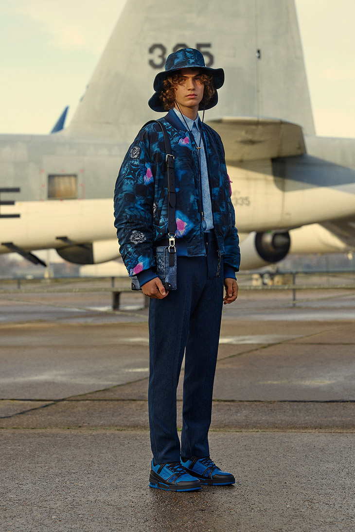 Michael Ward Looks Sharp in Louis Vuitton's FW20 Menswear Campaign