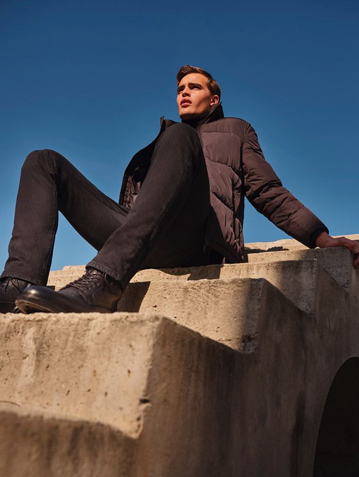 6 Identities: Parker Van Noord Models Massimo Dutti Winter 2020 Looks