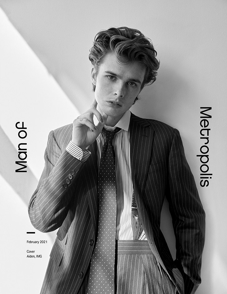 Aiden Yobear Stars in the Cover Story of Man of Metropolis