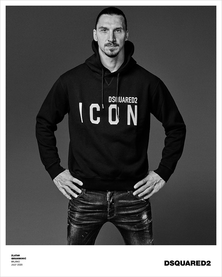Kalksteen Billy Handig Discover ICON Dsquared2 x Ibrahimović Capsule Collection