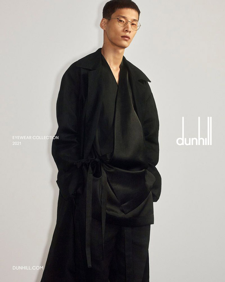 Marvin Kivisalu, Tom & Wang Chenming Model Dunhill Eyewear 2021