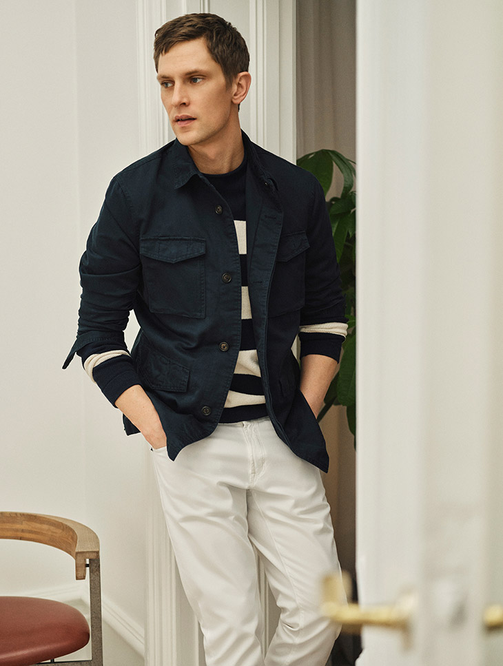 A Family Man: Mathias Lauridsen Models Massimo Dutti SS21 Collection