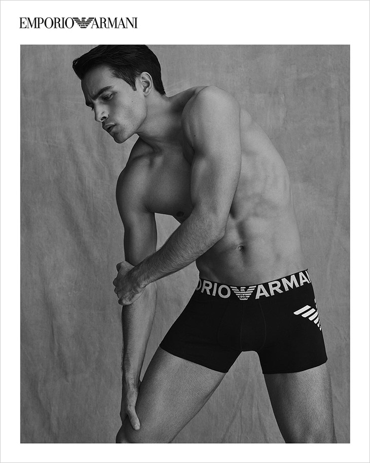Aleksandar Rusic & Tobias Reuter Model Emporio Underwear