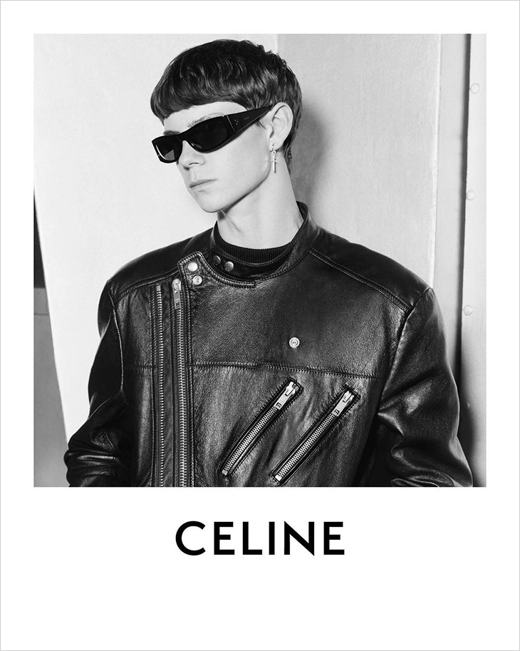 Isaac Lane Davies Poses in Celine Homme by Hedi Slimane Looks