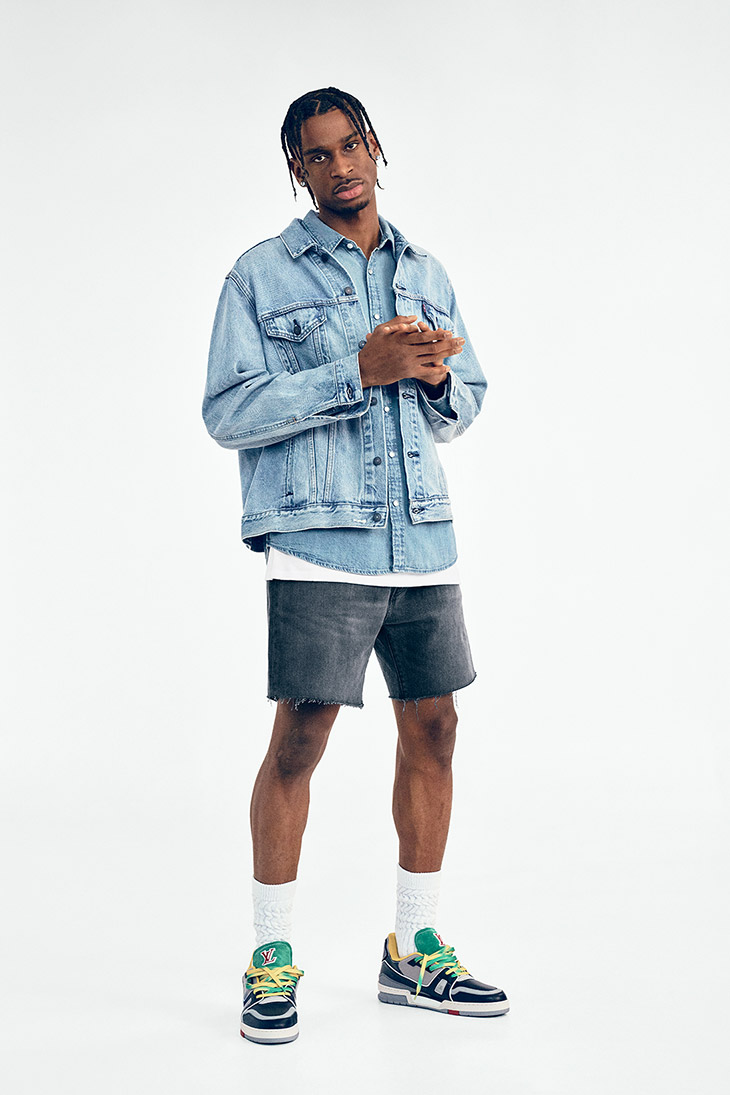 Shai Gilgeous-Alexander, Marcus Rashford & Jaden Smith Model Levi's 501