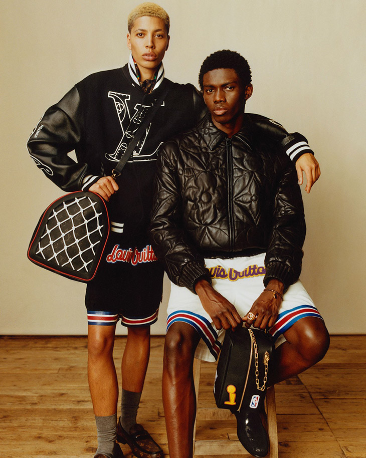 Louis Vuitton and the NBA team up for a men's capsule collection