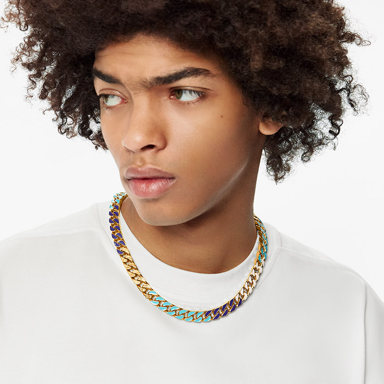Necklace Louis Vuitton Men mens accessories