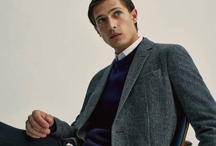 Edoardo Sebastianelli Models Massimo Dutti Fall Winter 2021 Looks