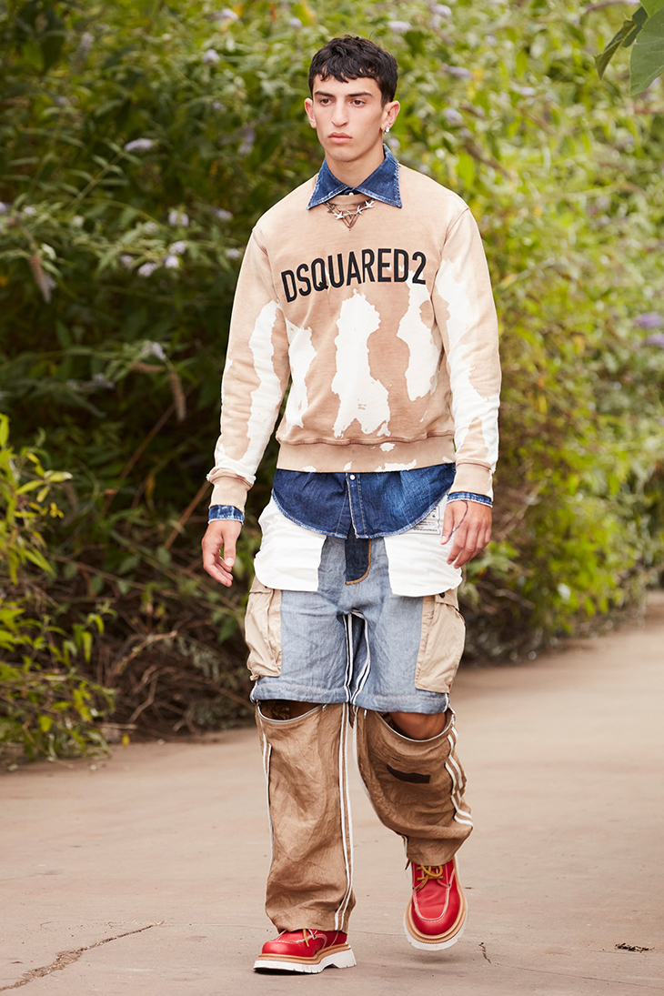 markt Manuscript periode MFW: DSQUARED2 Spring Summer 2022 Collection