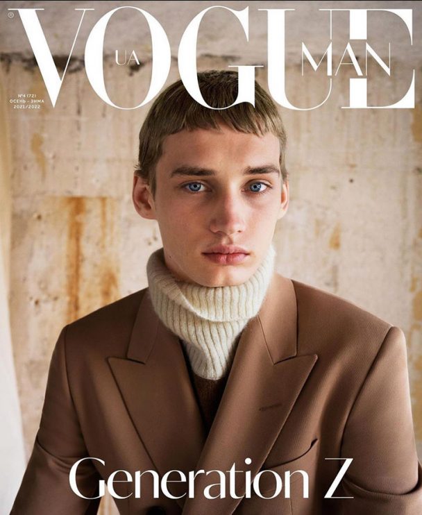 Robert Semjonovs Covers Vogue Ukraine Man Fall Winter 2021 Issue