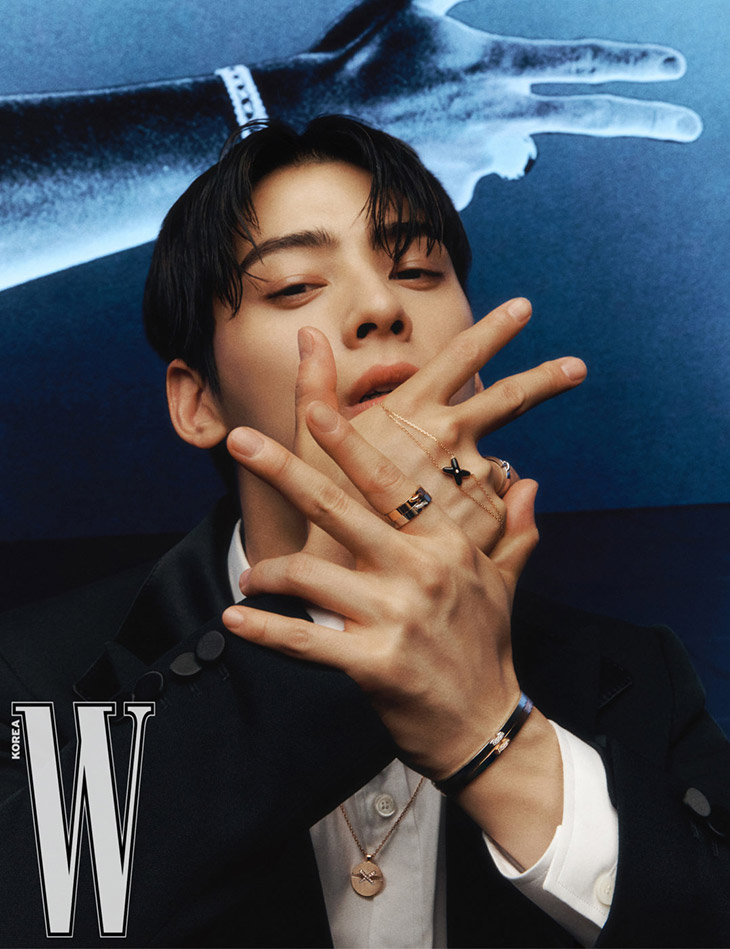 StyleKorea — ASTRO's Cha Eun Woo for W Korea July 2022.