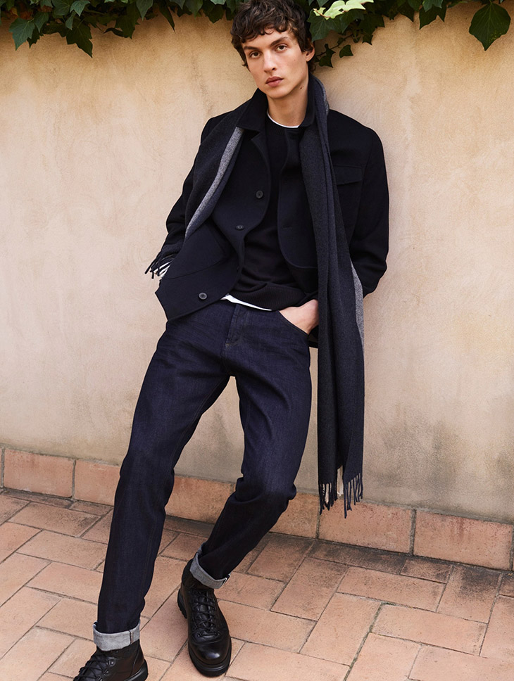 Lucas El Bali Models MASSIMO DUTTI Winter 2021.22 Collection