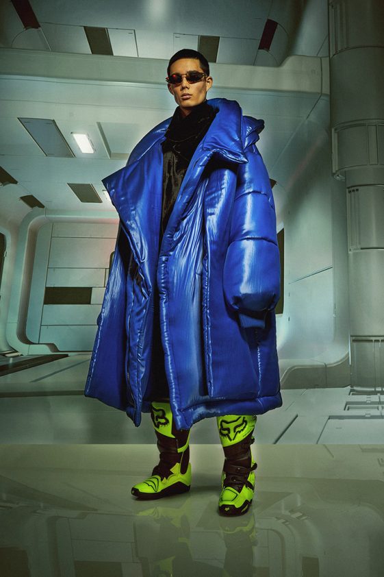 BALMAIN PreFall 2022 Collection Male Model Scene