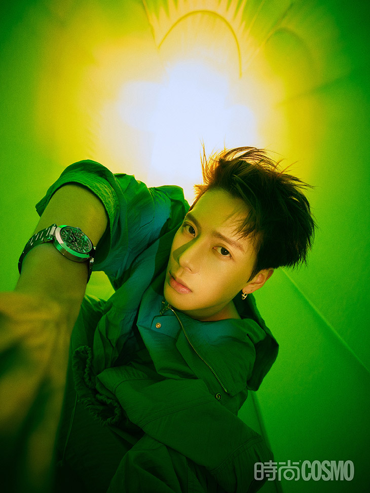 Jackson Wang - Cheetah - 360 MAGAZINE - GREEN, DESIGN, POP