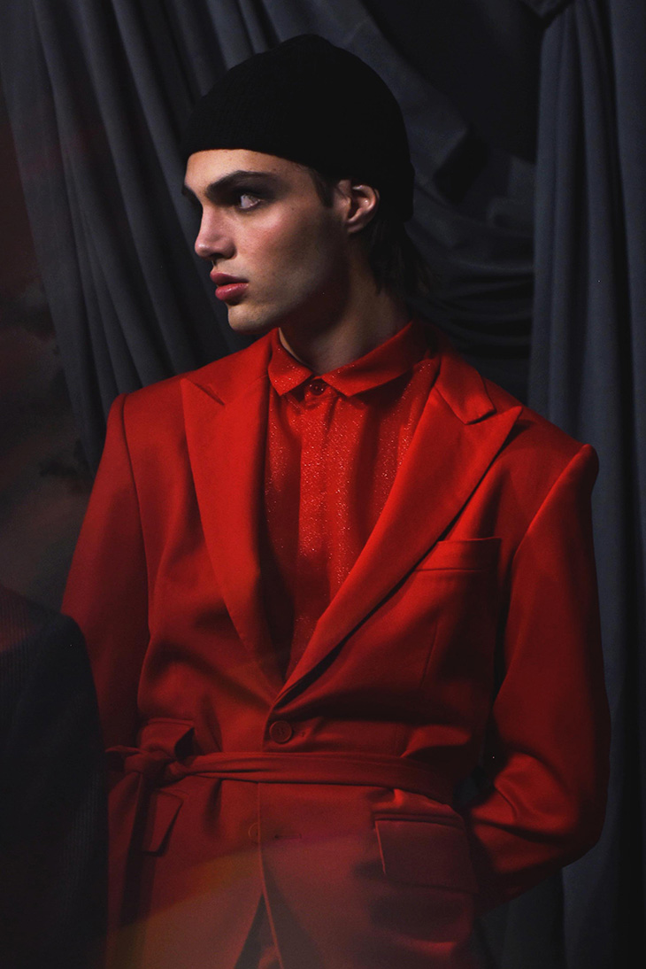 Backstage at Atelier Cilian FW22 NYFW MENS