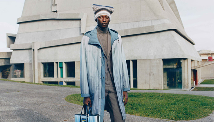 Travis Scott's Louis Vuitton x Supreme Men's Fashion Week Front