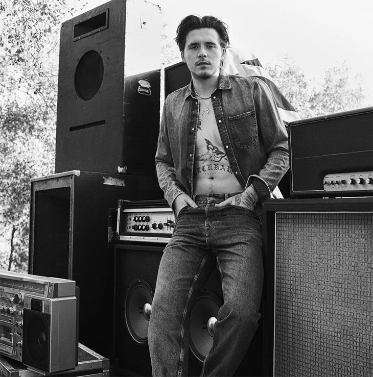 Brooklyn Beckham Poses in PEPE JEANS Spring Summer 2022 Looks