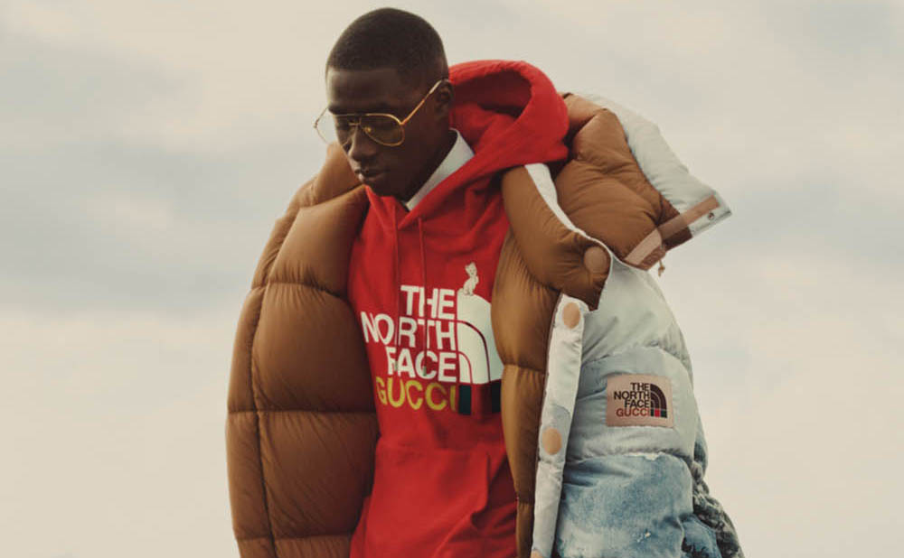 Gucci X The North Face Nylon Jacket Orange